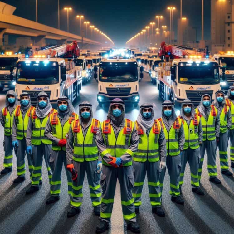 صورة فريق عمل ونش الكويت